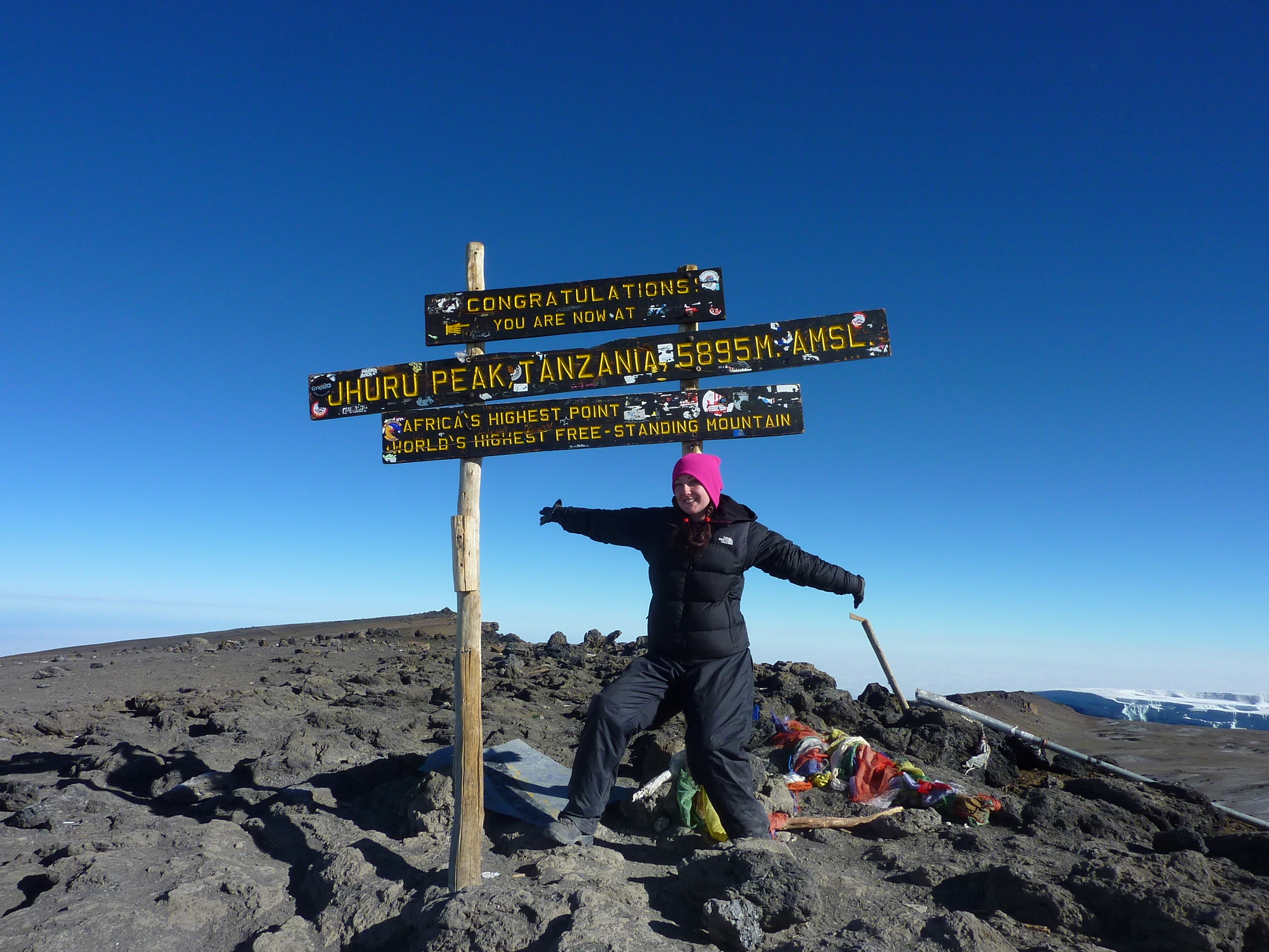 On the Top of Kilimanjaro - Helen in Wonderlust