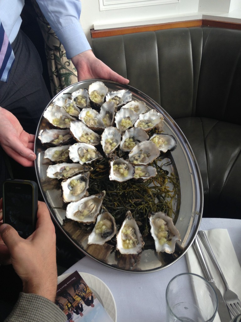 Ireland's Wild Atlantic Way Oysters with Cucumber