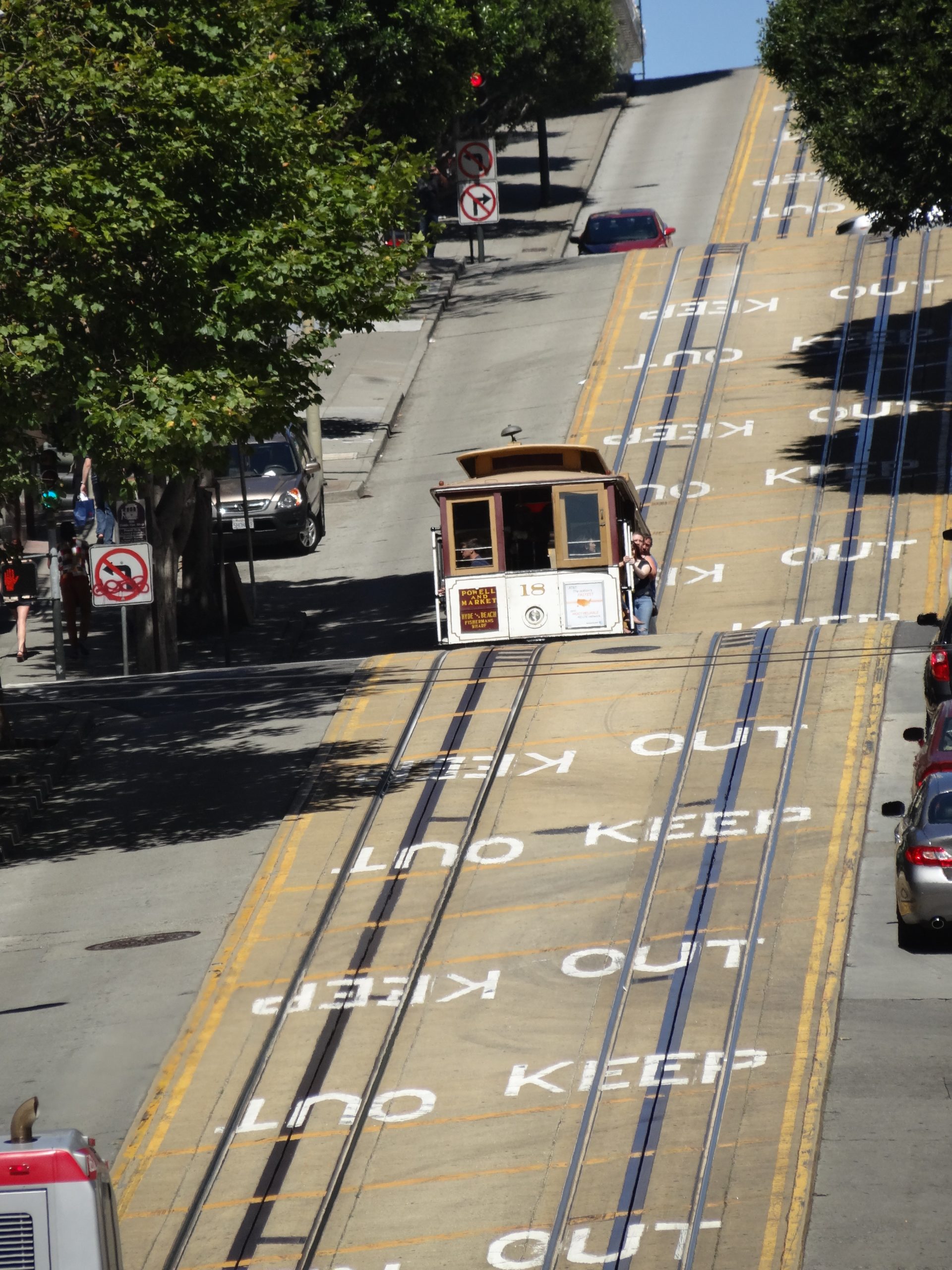 Riding a Cable Car in San Francisco