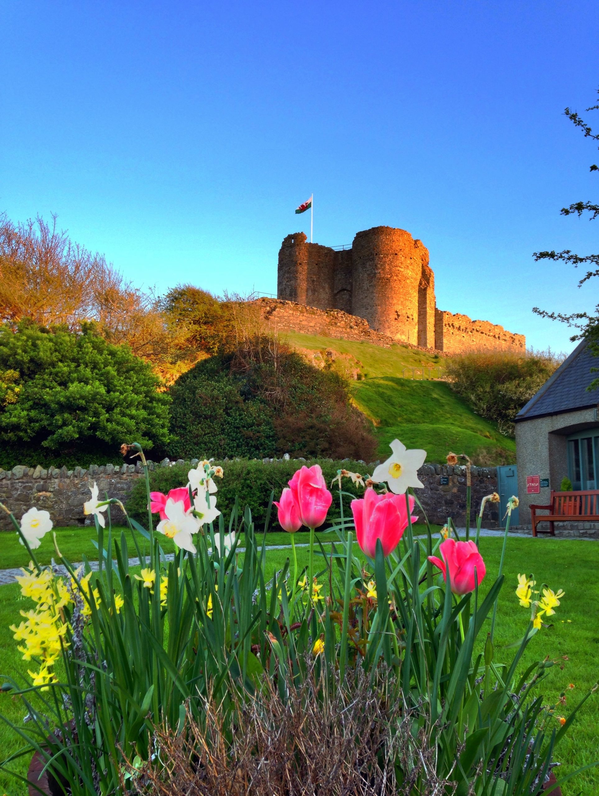 Criccieth Castle, North Wales at Sunset
