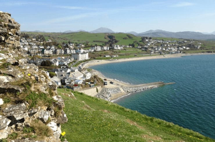 View from Criccieth Castle