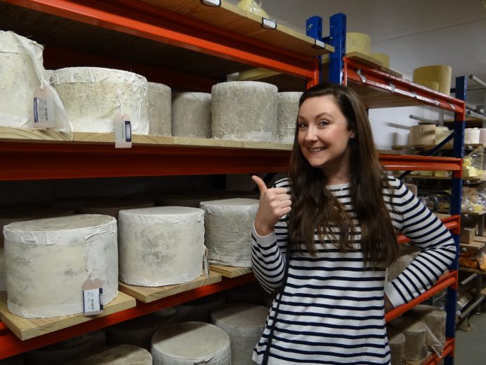 Cheese making at the Bodnant Welsh Food Centre