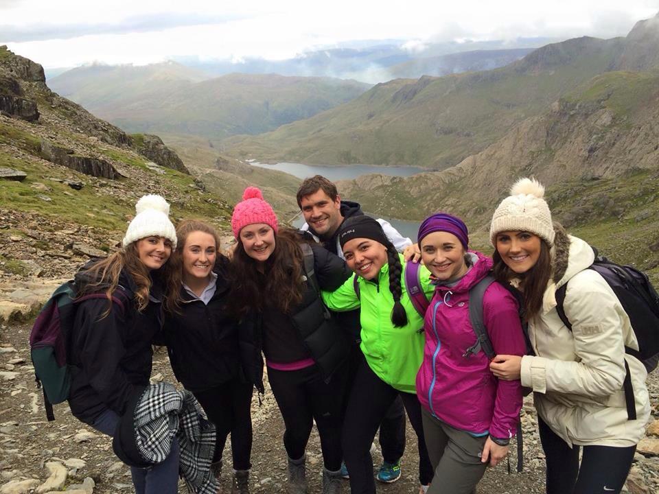 Climbing Mount Snowdon in North Wales