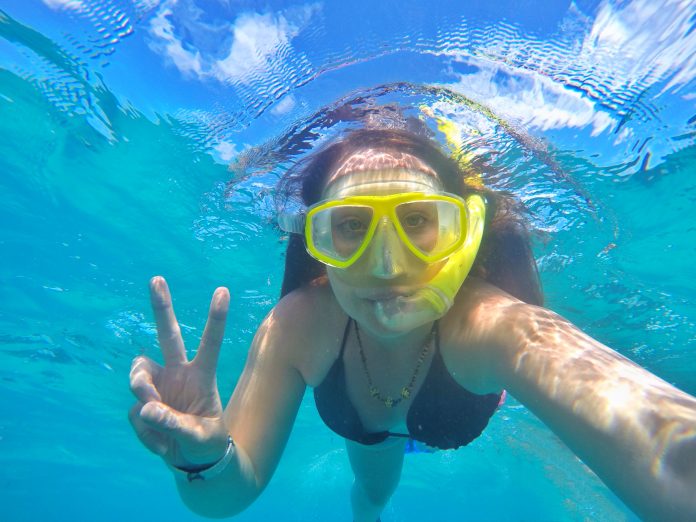 Snorkelling in Kilifi, Kenya