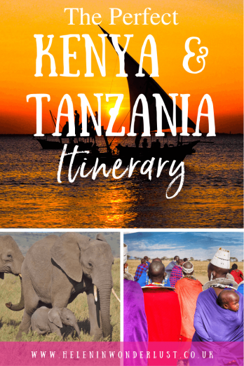 Here's my perfect 2-week Kenya and Tanzania itinerary to help you plan the trip of your dreams to Africa! Includes where to go, as well as things to do!