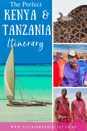 Here's my perfect 2-week Kenya and Tanzania itinerary to help you plan the trip of your dreams to Africa! Includes where to go, as well as things to do!