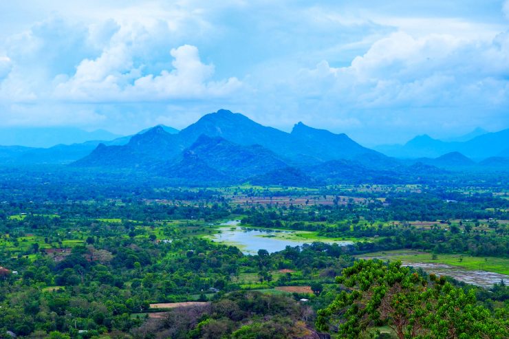 View from Sigariya Rock, Sri Lanka.