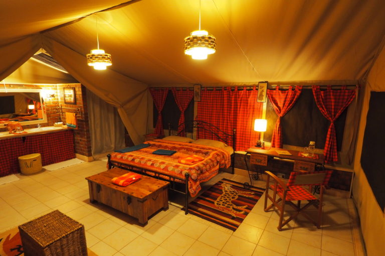 Staying at Anga Afrika Luxury Tented Camp in Nairobi, Kenya