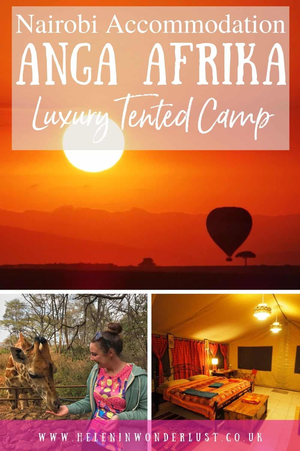 Staying at Anga Afrika Luxury Tented Camp in Nairobi