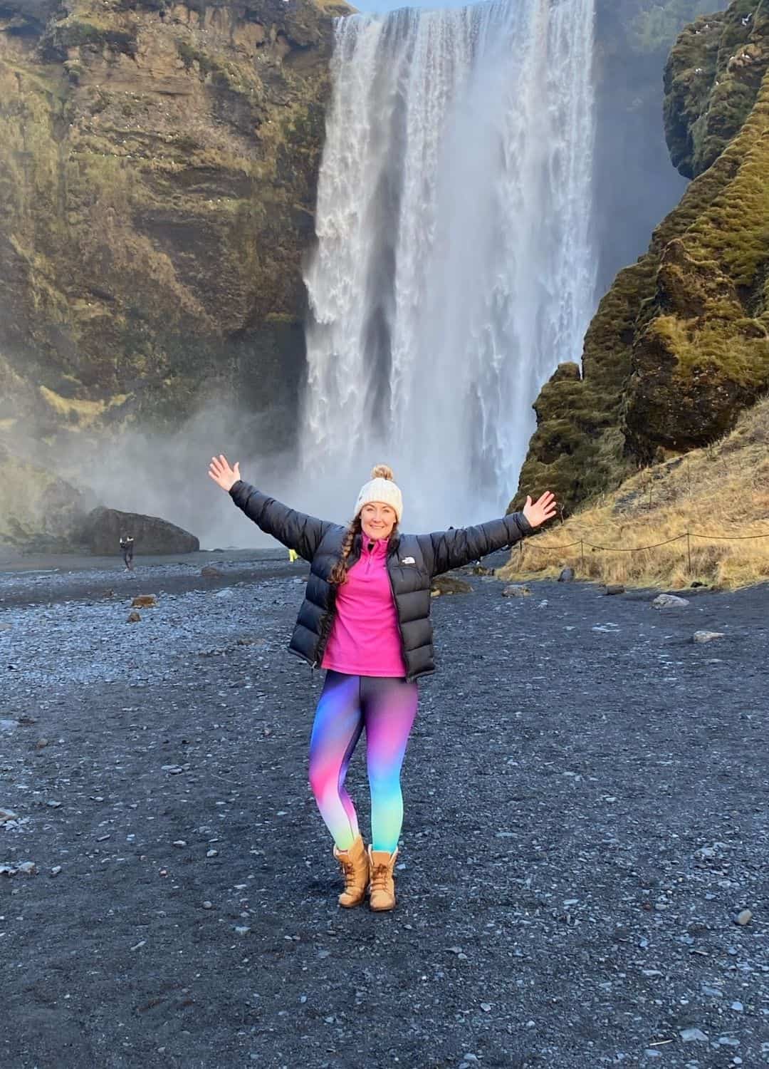Iceland Skogafoss Waterfall