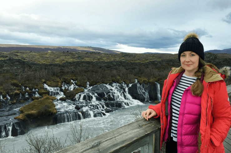 Barnafoss and Hraunfosser Iceland