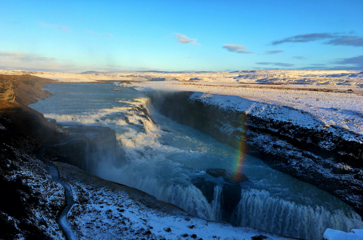 Gullfoss Waterfall Iceland