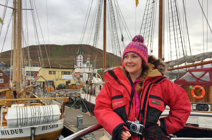 Whale watching in Husavik Iceland