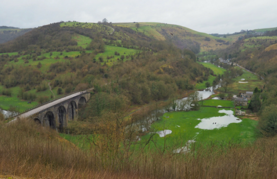 View from Monsal Head, Bakewell, Derbyshire