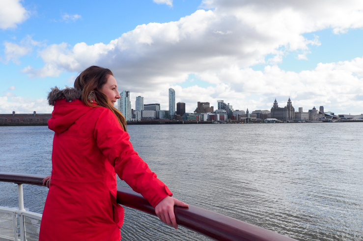 Helen in Wonderlust Taking a Ferry 'Cross the Mersey