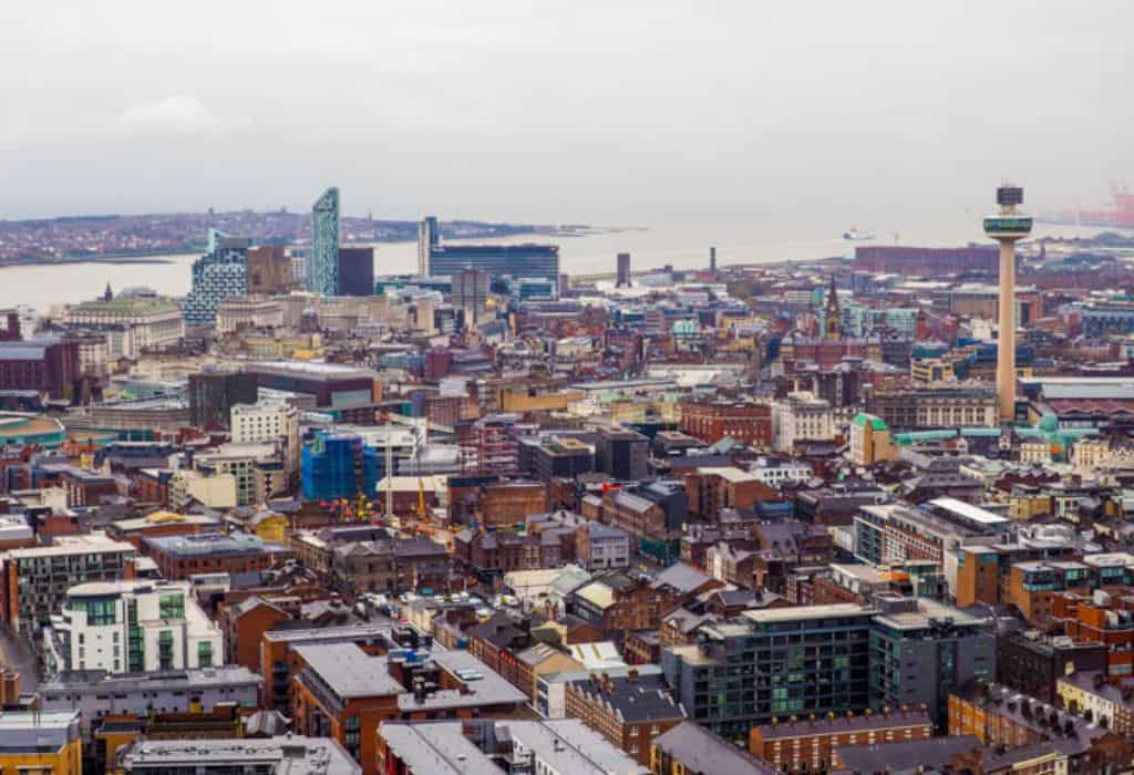 View from Anglican Cathedral Liverpool