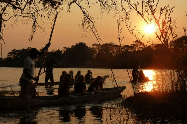 Bovu Island on the Zambezi