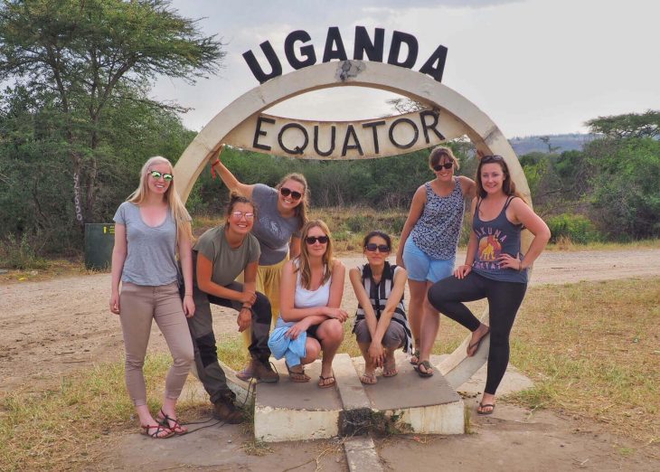 The equator in Uganda.