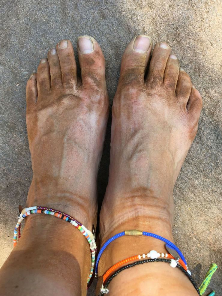 Dusty Africa Feet