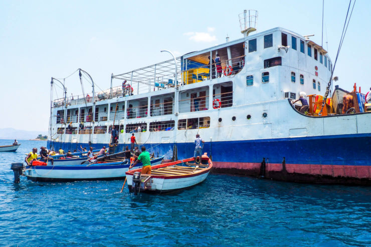 The Ilala Ferry on Lake Malawi