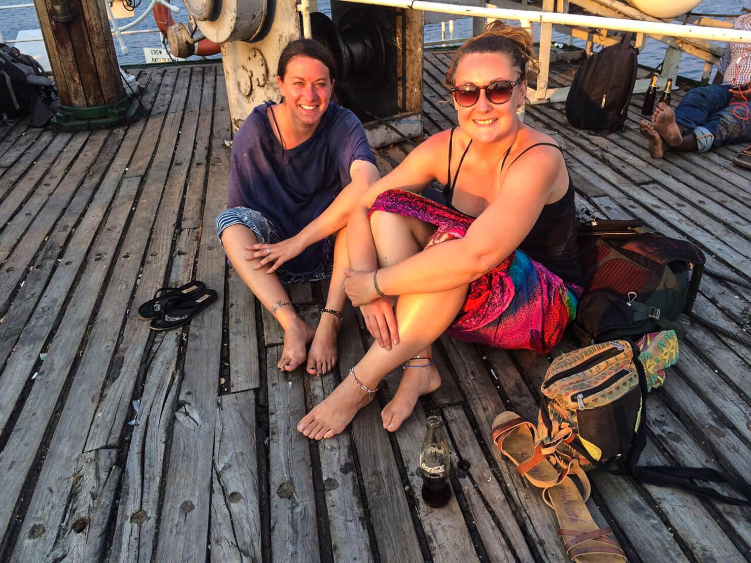 Ilala Ferry, leaving Likoma Island.