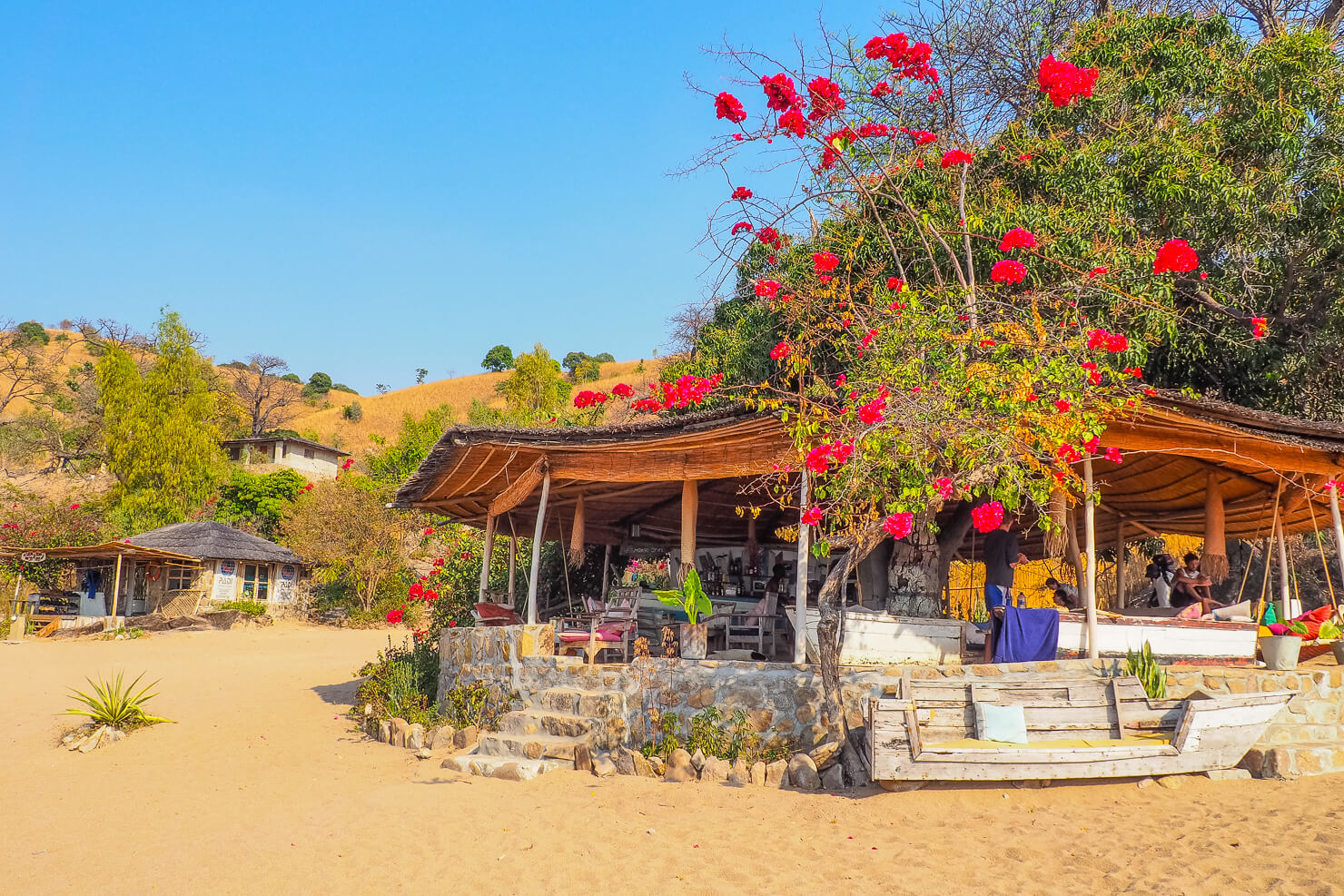 Mango Drift Backpackers on lLikoma Island, Lake Malawi