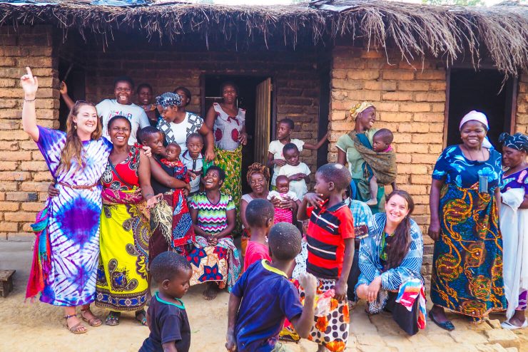 People in Livingstonia Malawi