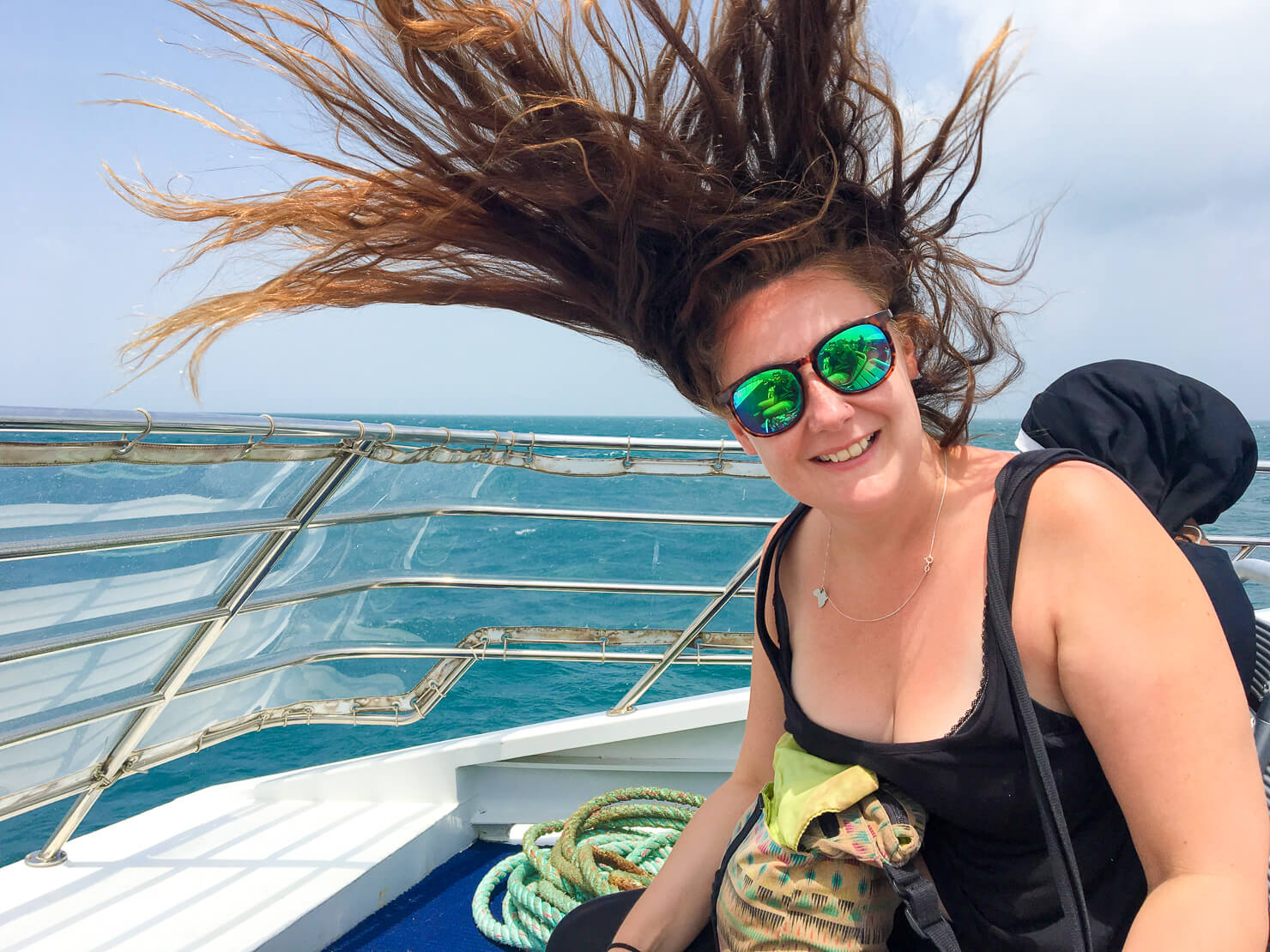 Upper Deck of the Zanzibar Ferry