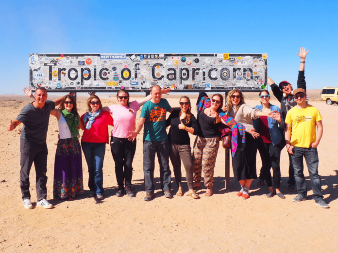 Tropic of Capricorn Sign - Things To Do in Namibia