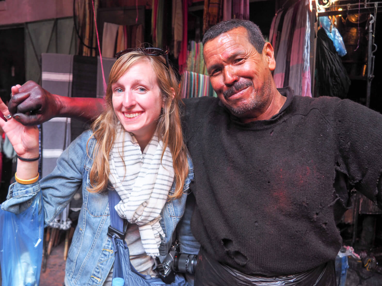 Shopkeepers in Marrakech