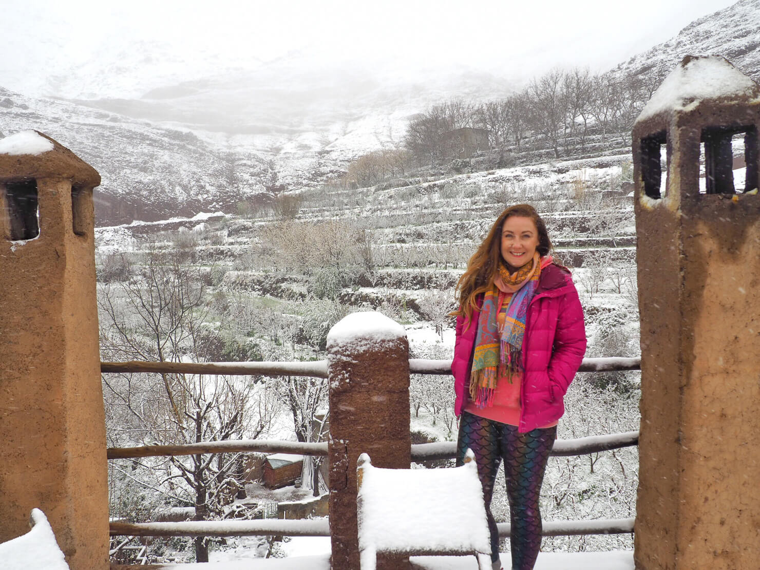 Snow in Morocco