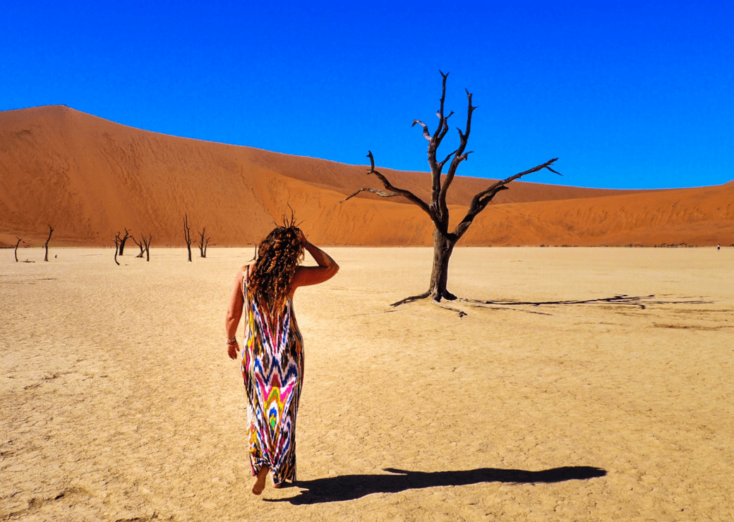 Sossusvlei, Namibia - Helen in Wonderlust