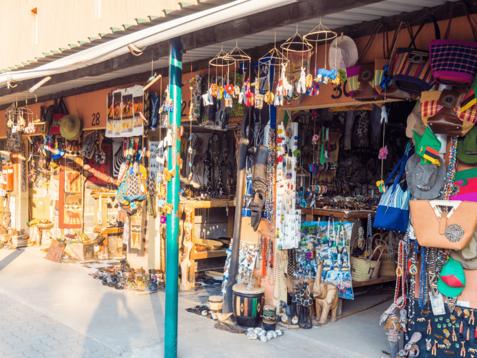 Curio Market Livingstone Zambia