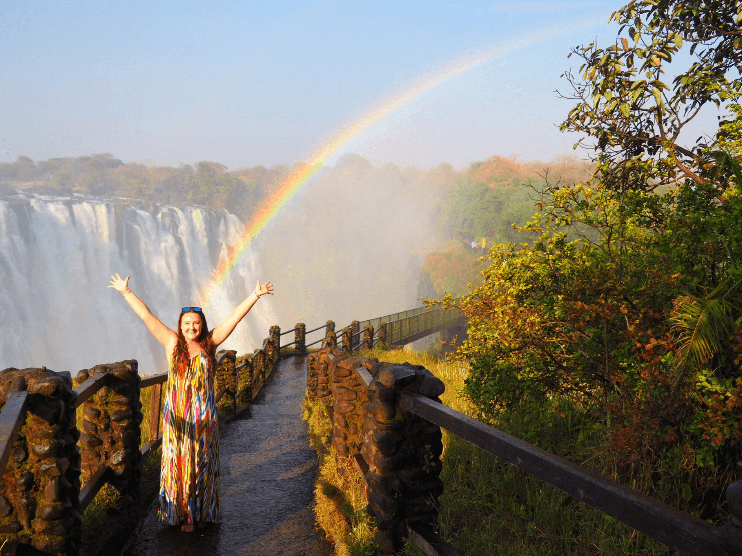 Rainbow at Victoria Falls