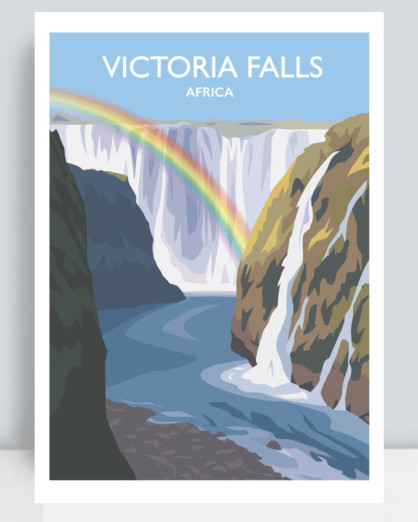 Victoria Falls Art Print
