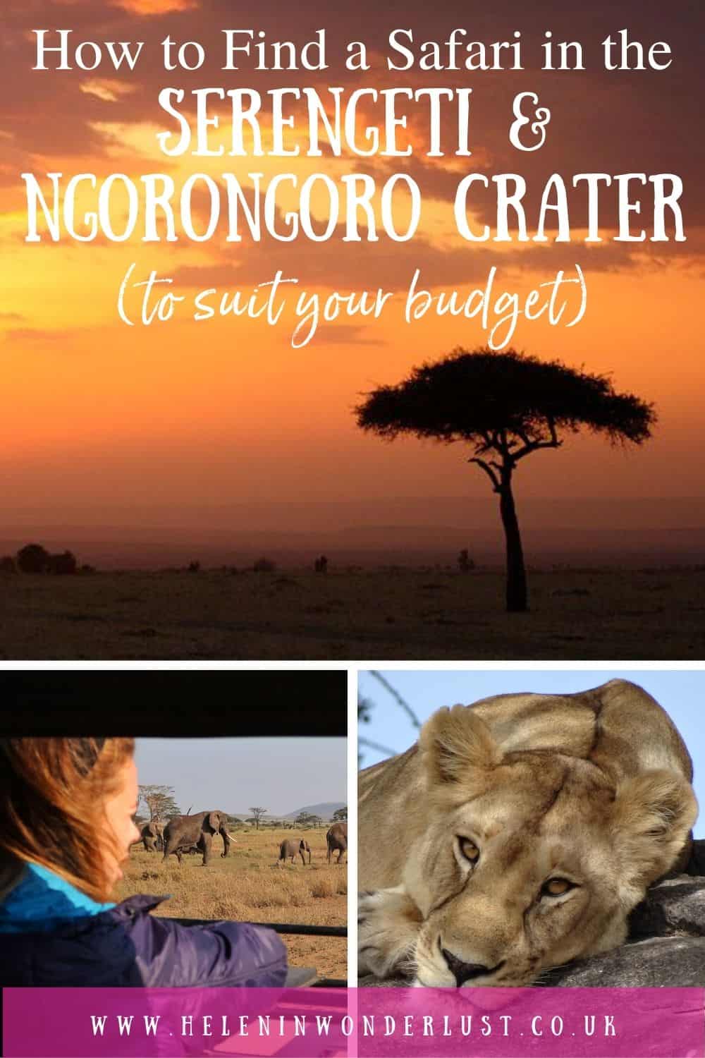 How to find, plan and book the Serengeti & Ngorongoro Crater safari that's right for you, including when to go, where to stay, duration & who to go with!