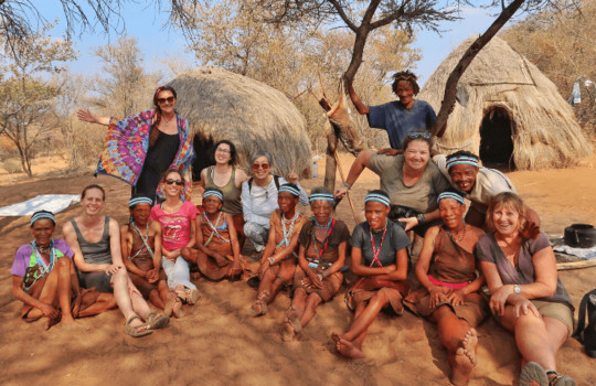 San People in Botswana - Rock My Adventure Tours