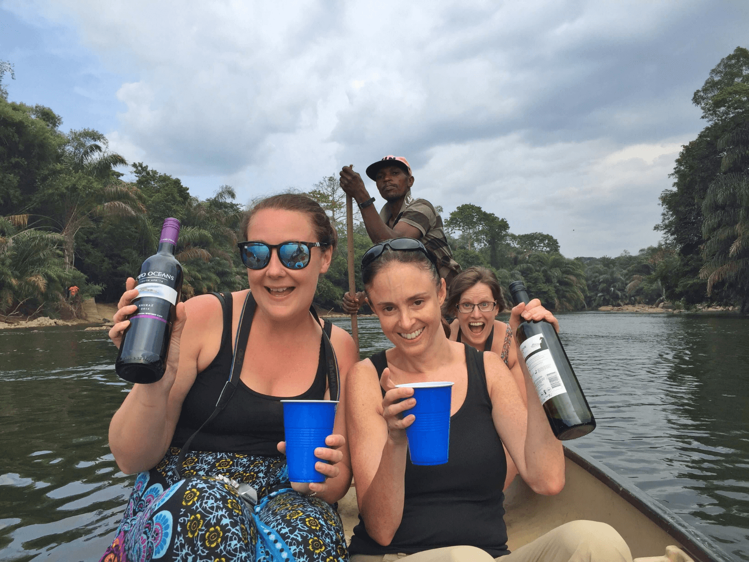 Boat trip on the River Moa.