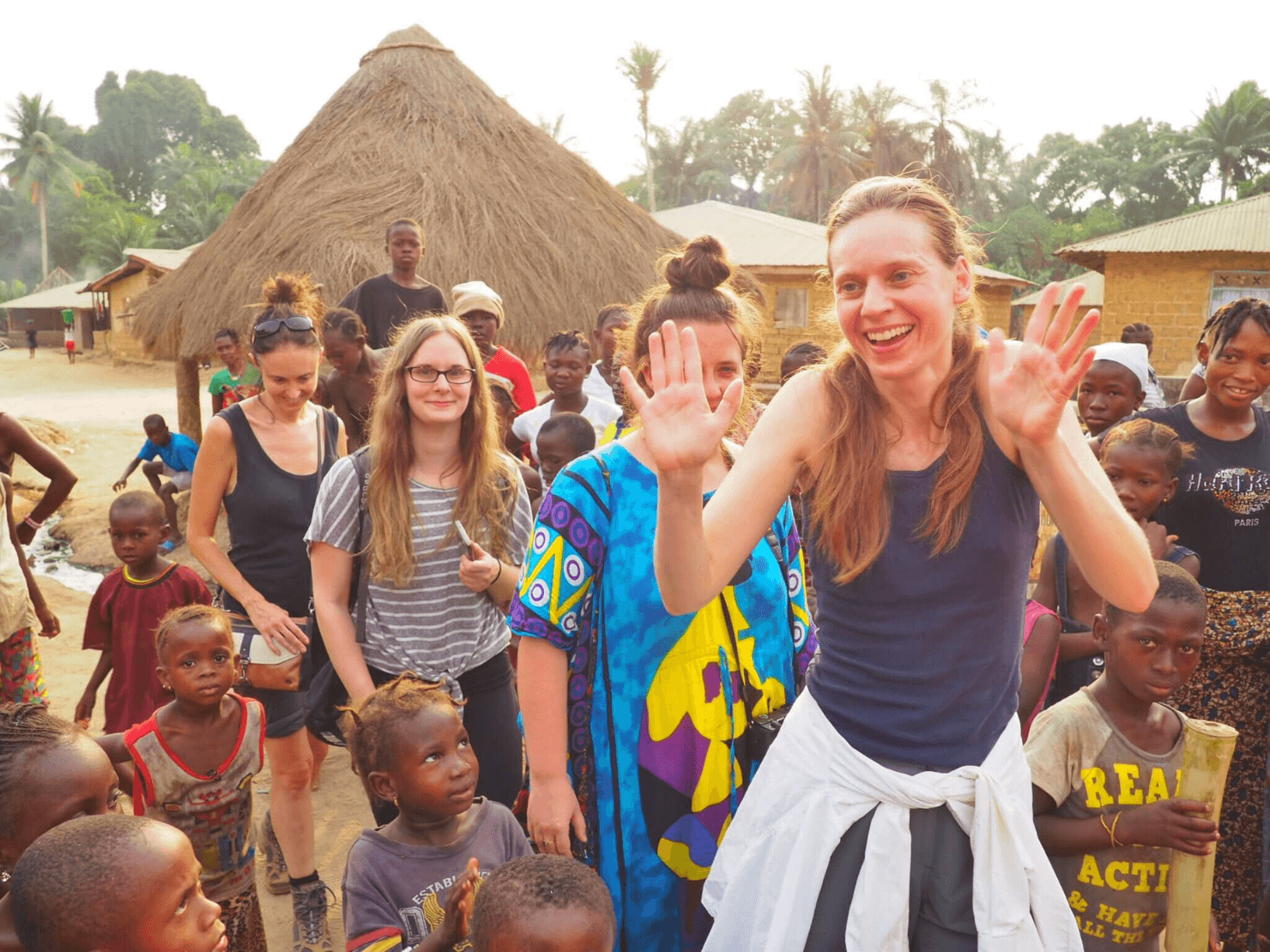 Sierra Leone village.