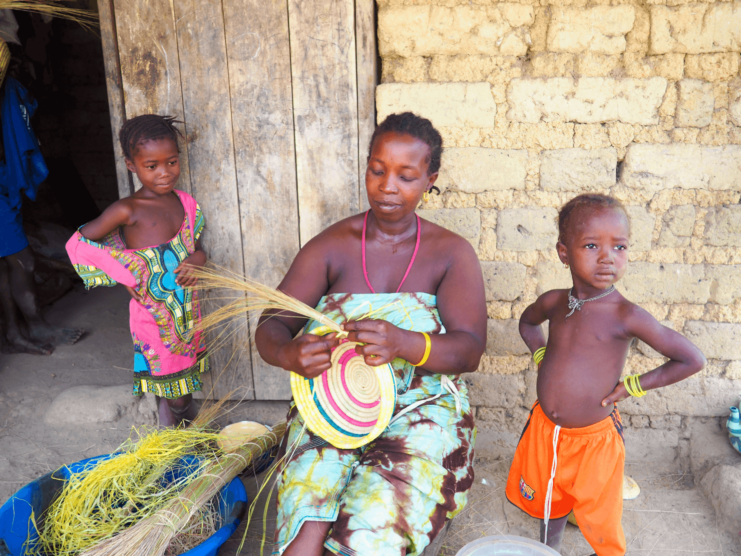 Basket weaving, Sierra Leone