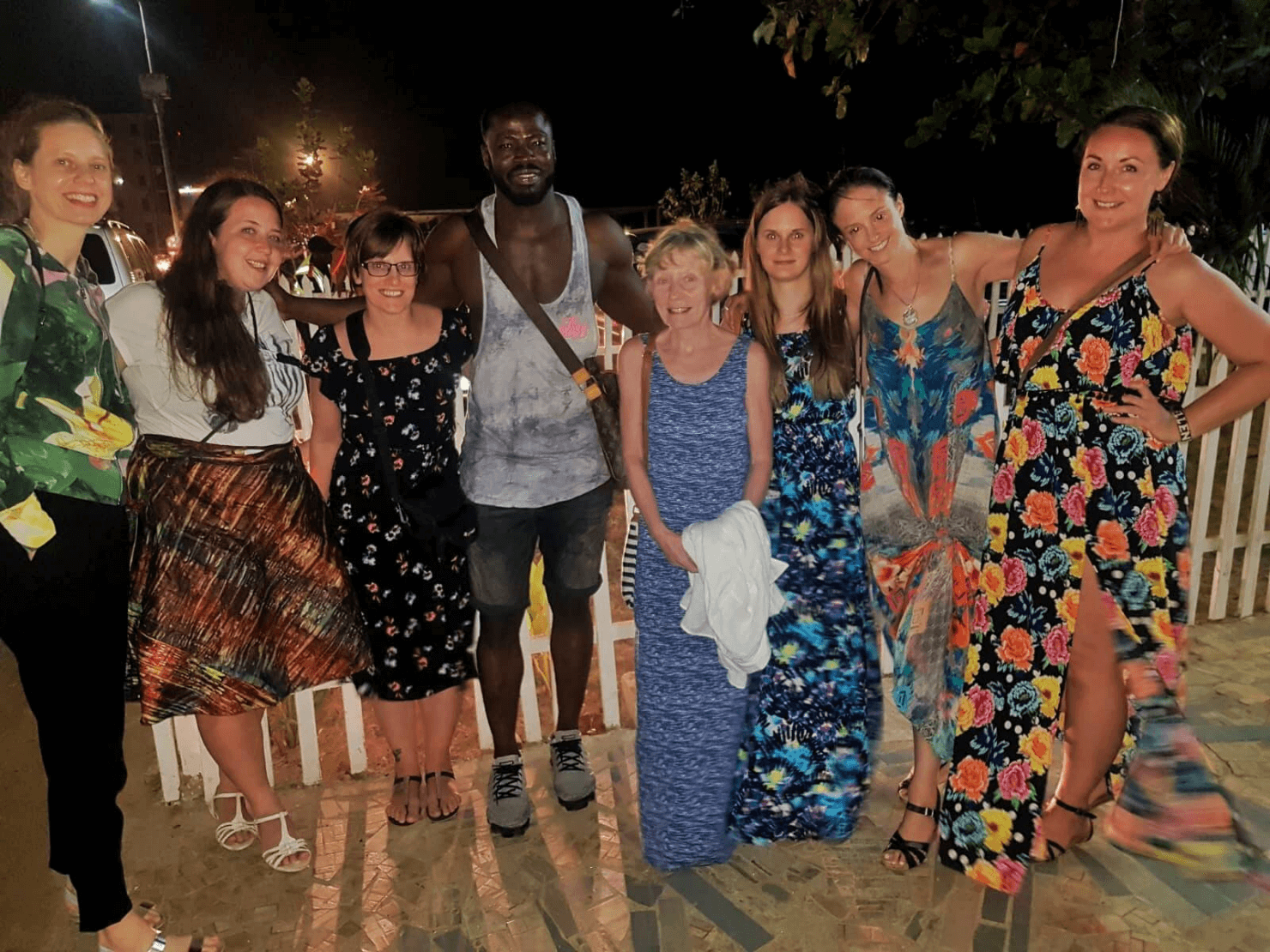 Partying in Freetown, Sierra Leone.