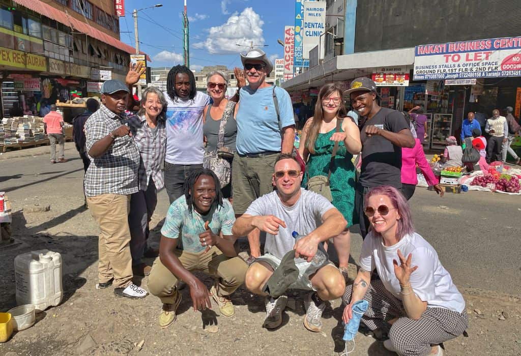 Group of people on a Nai Nami tour in Nairobi