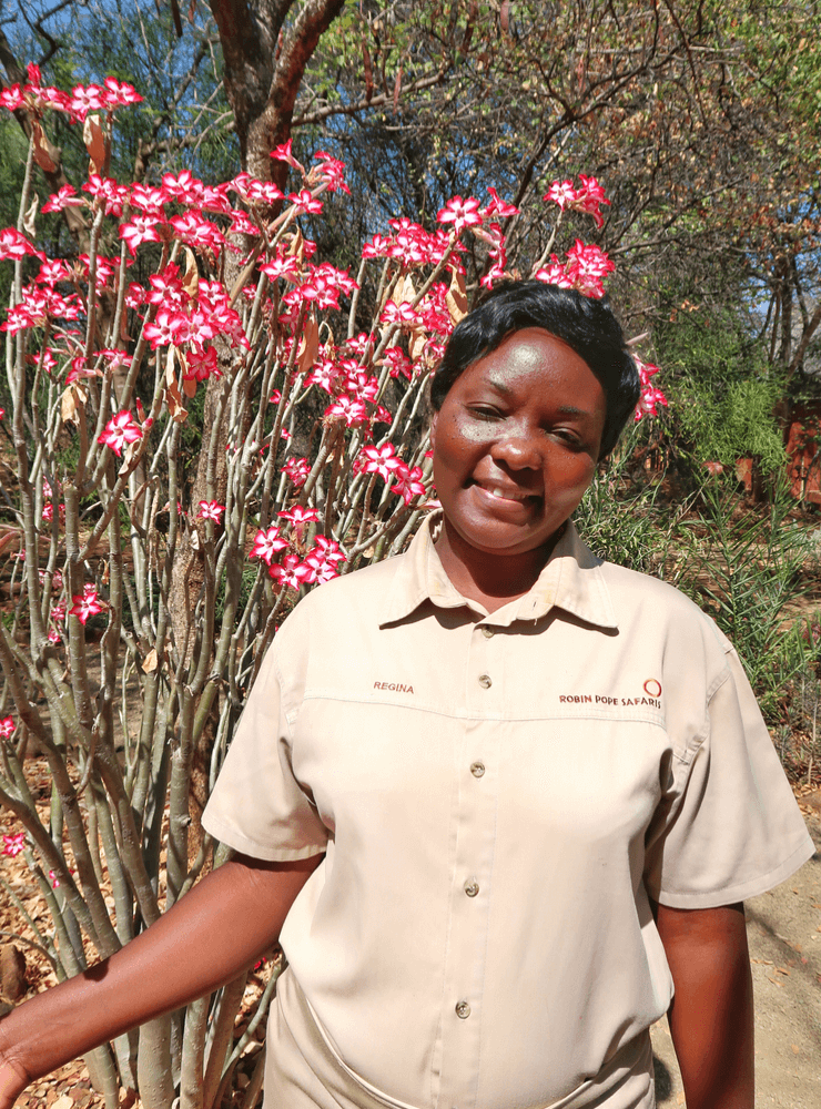 The Staff at the Stanley Safari Lodge, Livingstone, Zambia