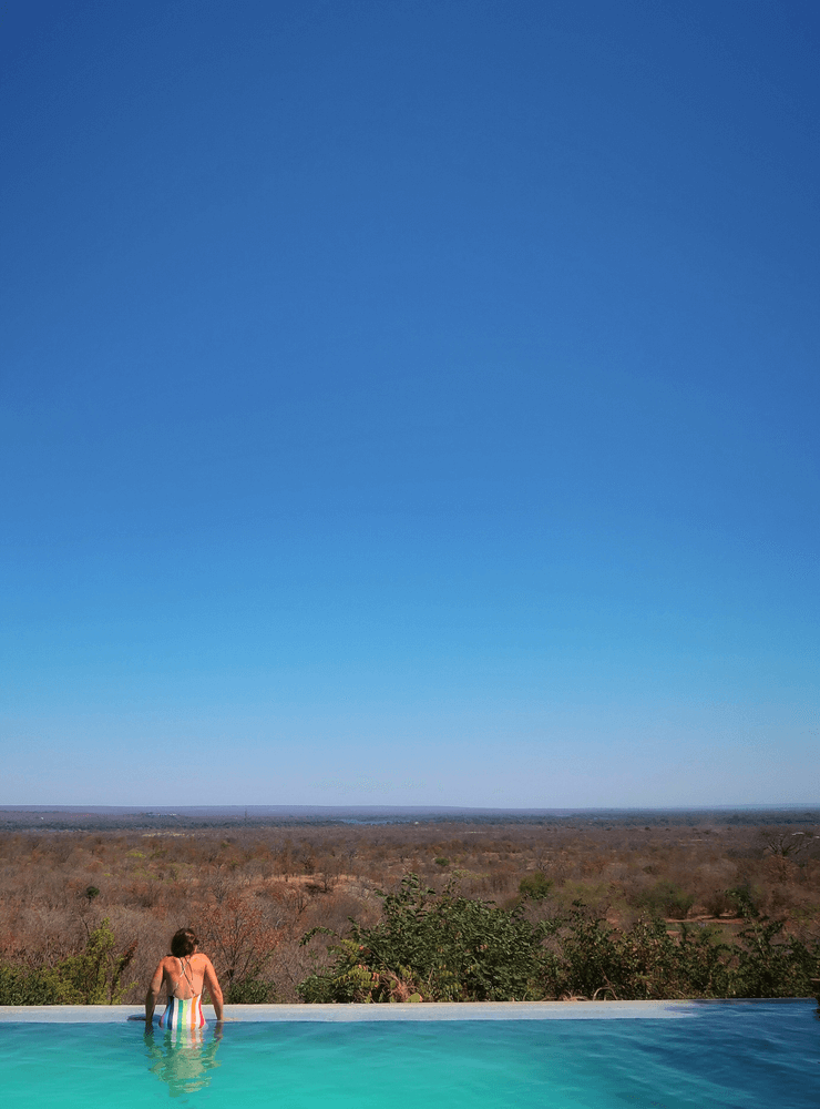 The Pool at the Stanley Safari Lodge, Livingstone, Zambia