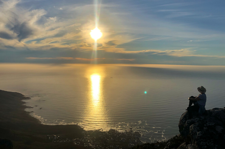 Sunset from Table Mountain - South Africa Garden Route Itinerary