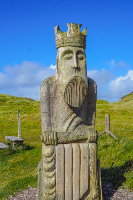 Uig Chessmen Outer Hebrides Map, Scotland