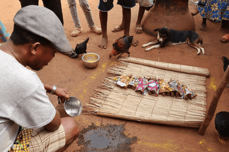 Twin Doll Voodoo Ceremony, Benin, West Africa