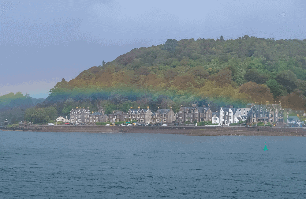 Rainbow Over Oban, Scotland