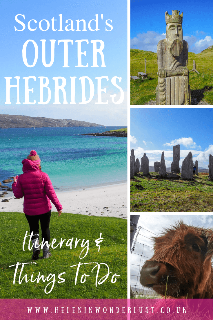 A guide to island hopping the Outer Hebrides in Scotland. With everything you need to help you plan including itinerary, map & things to do!