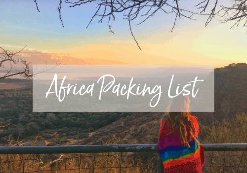 Africa Packing List